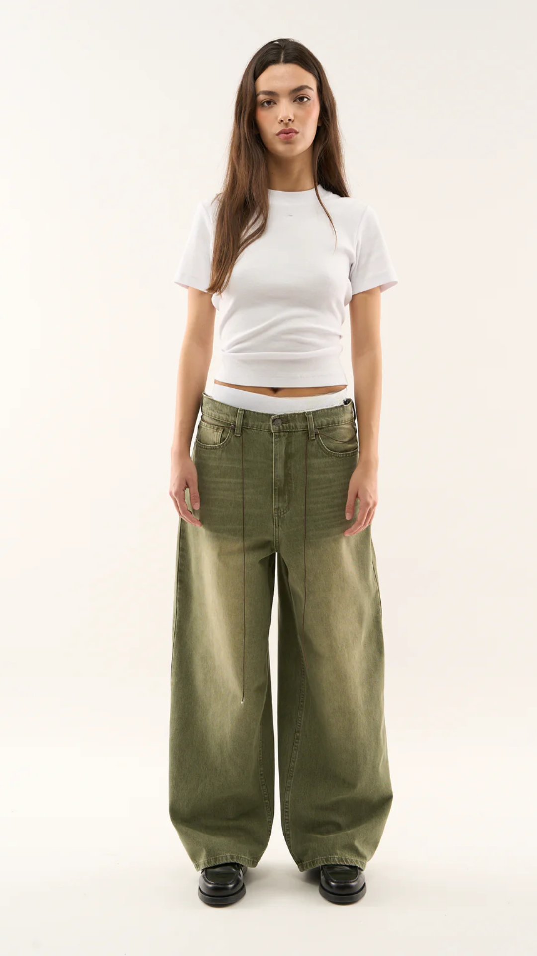 Olive Drift Jean